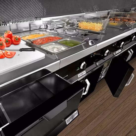 Máquina de cozinhar econômica comercial plana de aço inoxidável elétrica grelha plana placa para churrasco